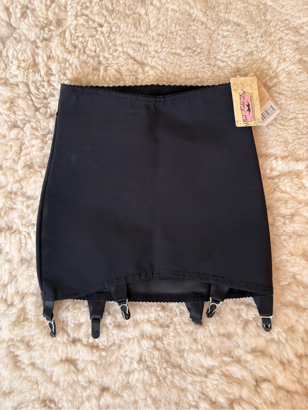 What Katie Did Black Firm Contol Dixie Open Bottom Girdle NWT Size 6